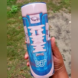 Custom Eagles Shoe Tumbler